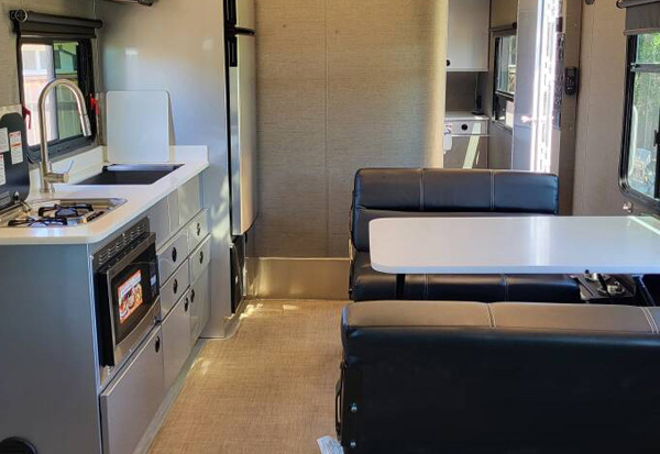 ATC Toy Hauler Living Room